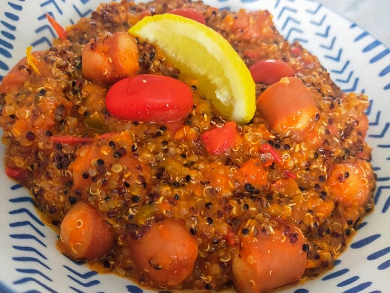 Cliquez pour zoomer ! Quinoa sauce basquaise Thermomix par Corinne B80