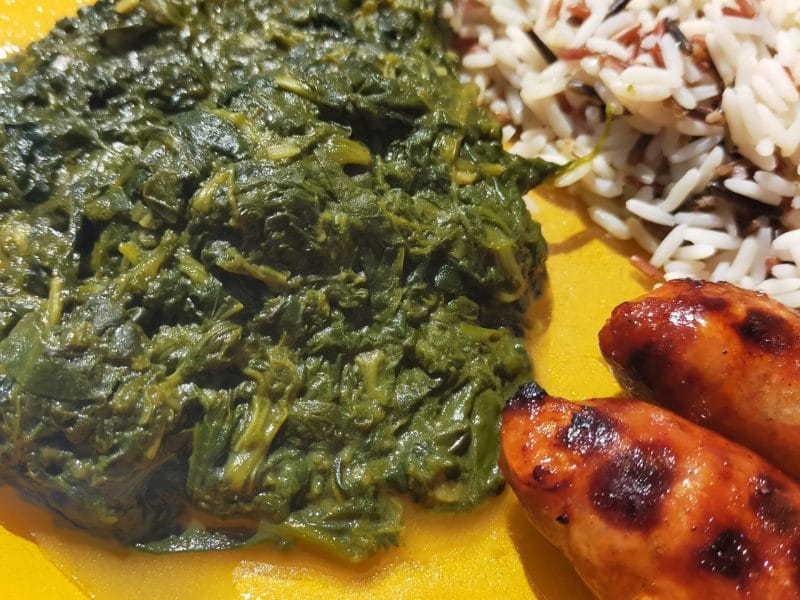 Cliquez pour zoomer ! Épinards au curry et à la crème de coco Thermomix par Corinne B80