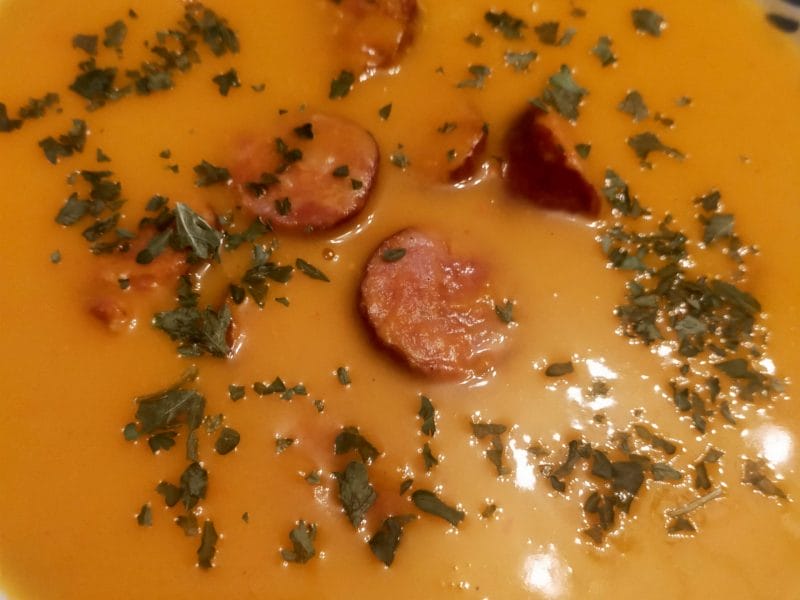 Cliquez pour zoomer ! Crème de butternut à la Morteau Thermomix par Corinne B80