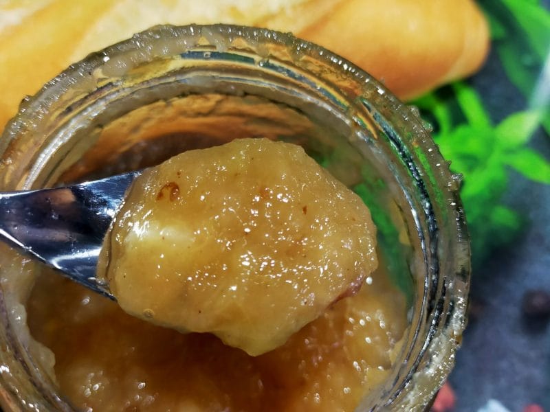 Cliquez pour zoomer ! Confiture de pomme, cannelle et raisins sec Thermomix par Corinne B80