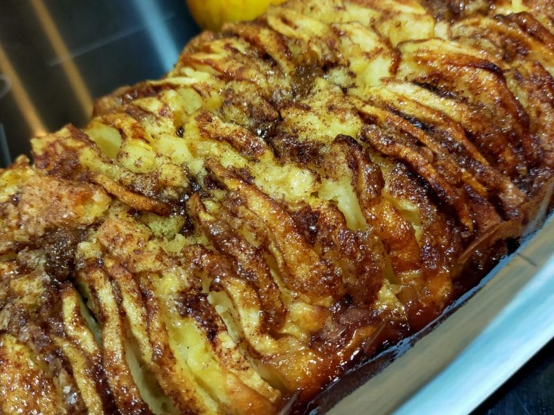 Cliquez pour zoomer ! Cake aux pommes à l’ancienne Thermomix par Corinne B80