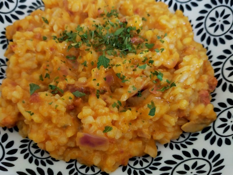 Cliquez pour zoomer ! Risotto au chorizo Thermomix par Corinne B80