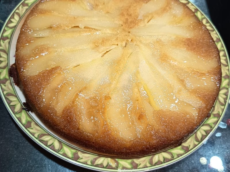 Cliquez pour zoomer ! Gâteau renversé aux poires Thermomix par Corinne B80