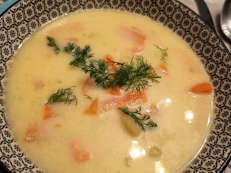 Cliquez pour zoomer ! Soupe de saumon à la finlandaise Thermomix par Corinne B80