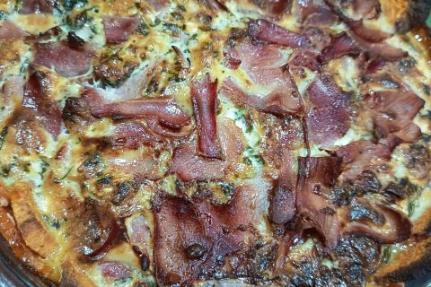 Cliquez pour zoomer ! Quiche à la patate douce, feta et jambon cru Thermomix par Corinne B80