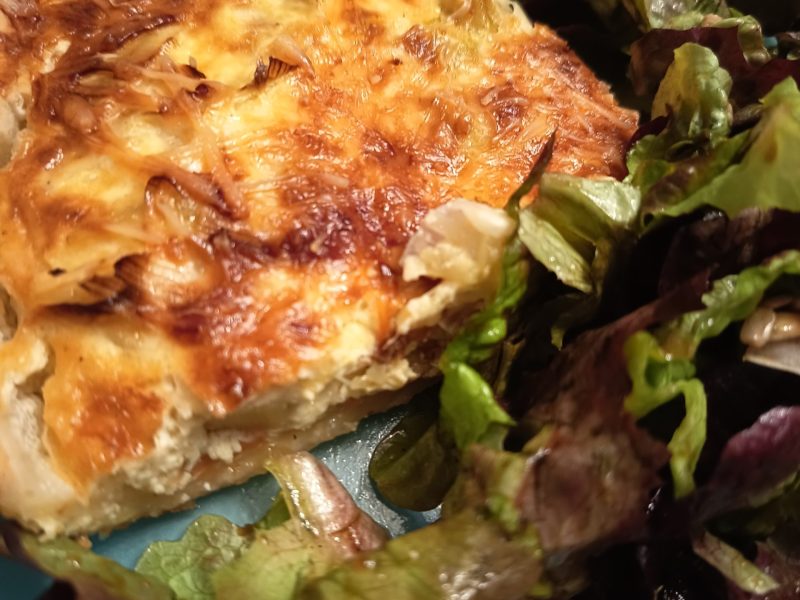 Cliquez pour zoomer ! Quiche poireaux et saumon Thermomix par Corinne B80