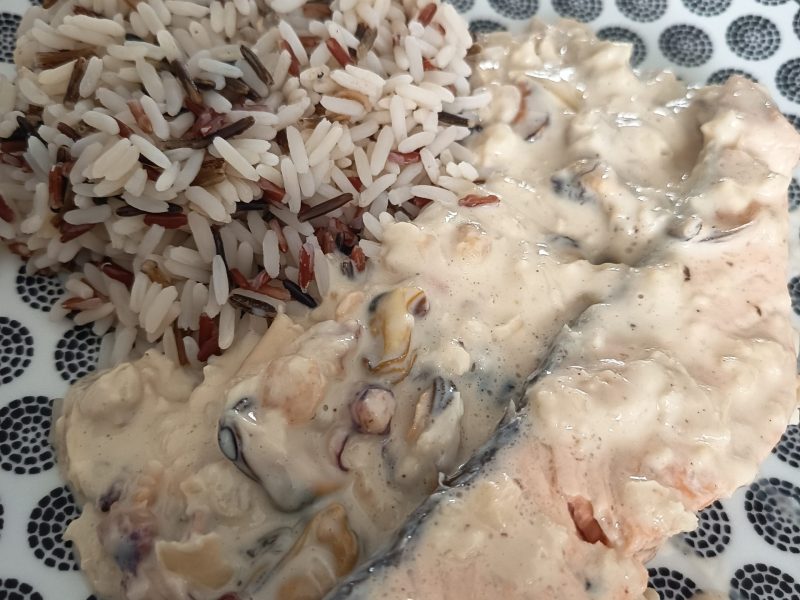 Cliquez pour zoomer ! Saumon à la sauce diéppoise Thermomix par Corinne B80