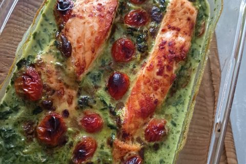 Cliquez pour zoomer ! Saumon à la Toscane Thermomix par Corinne B80