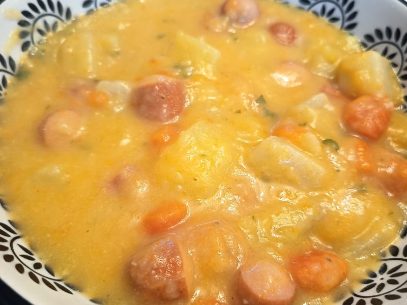 Cliquez pour zoomer ! Potée carottes, chou-rave et saucisses Thermomix par Corinne B80
