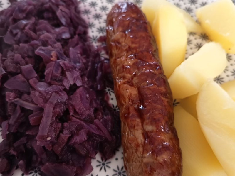 Cliquez pour zoomer ! Chou rouge, lardons et pommes Thermomix par Corinne B80
