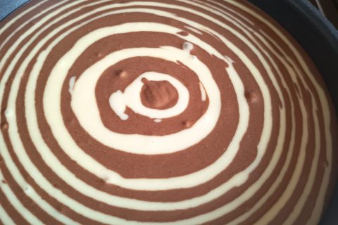 Cliquez pour zoomer ! Gâteau zébré Thermomix par Corinne B80