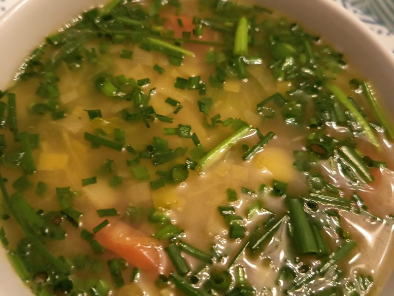 Cliquez pour zoomer ! Soupe de poireaux à la ciboulette Thermomix par Corinne B80