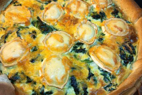 Cliquez pour zoomer ! Tarte épinards, saumon et chèvre Thermomix par Corinne B80