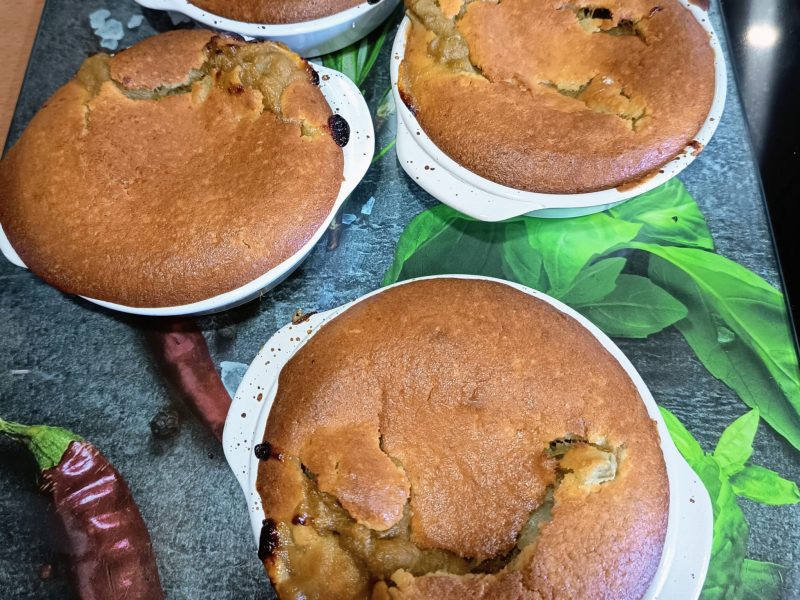Cliquez pour zoomer ! Cobbler à la rhubarbe Thermomix par Corinne B80
