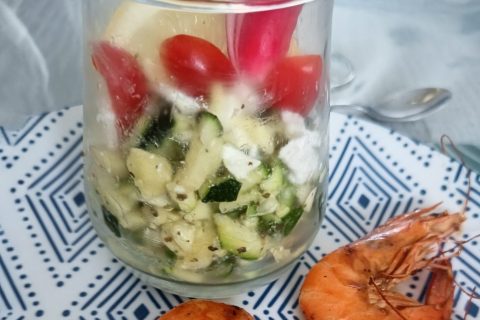 Cliquez pour zoomer ! Salade de courgettes à la feta Thermomix par Corinne B80