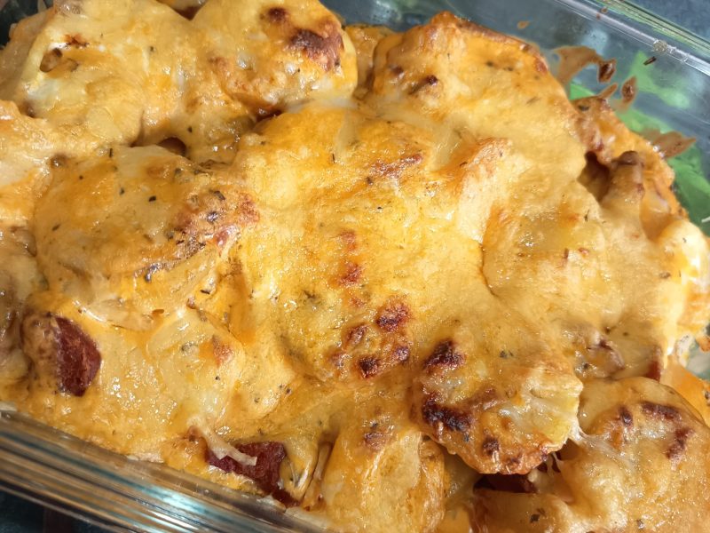 Cliquez pour zoomer ! Gratin de pommes de terre au chorizo Thermomix par Corinne B80