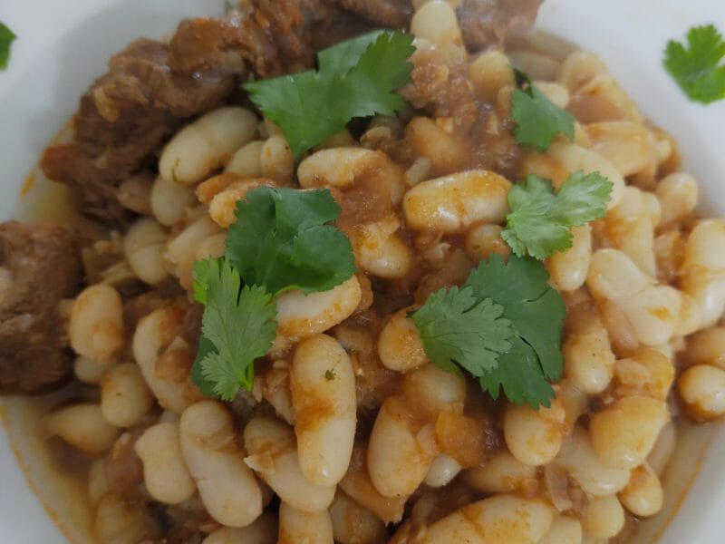 Cliquez pour zoomer ! Tajine de haricots lingots blancs Thermomix par Corinne B80