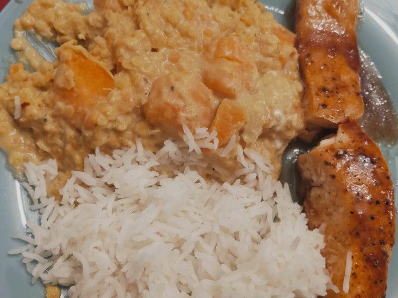 Cliquez pour zoomer ! Dhal de patate douce et de lentilles corail Thermomix par Corinne B80