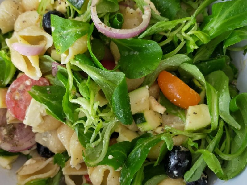 Cliquez pour zoomer ! Salade de pâtes à la grecque Thermomix par Corinne B80