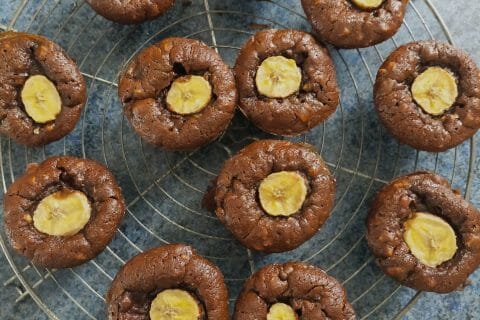 Cliquez pour zoomer ! Browfins choco banane et pécan Thermomix par Corinne B80