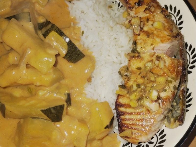 Cliquez pour zoomer ! Curry de courgettes au lait de coco Thermomix par Corinne B80