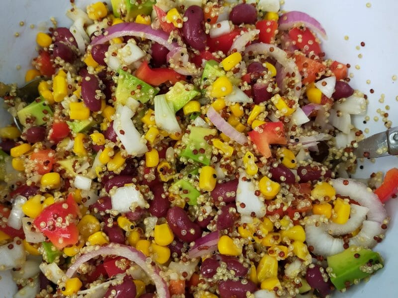 Cliquez pour zoomer ! Salade de quinoa mexicaine Thermomix par Corinne B80