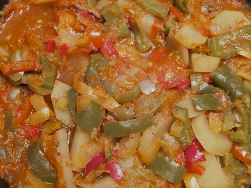 Cliquez pour zoomer ! Boeuf aux poivrons et pommes de terre Thermomix par Corinne B80