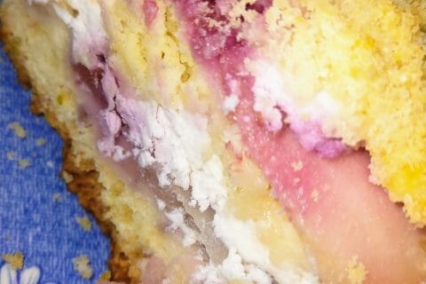 Cliquez pour zoomer ! Gâteau poires, framboises et ricotta Thermomix par Corinne B80