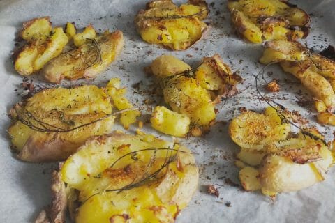 Cliquez pour zoomer ! Smashed potatoes Thermomix par Corinne B80