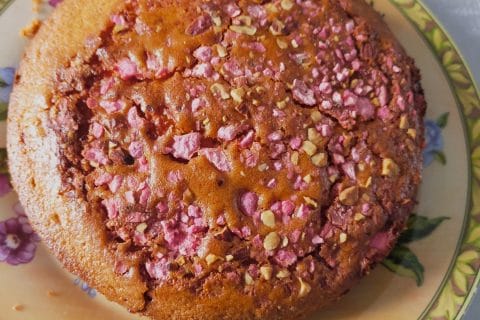 Cliquez pour zoomer ! Gateau lyonnais aux poires et pralines roses Thermomix par Corinne B80
