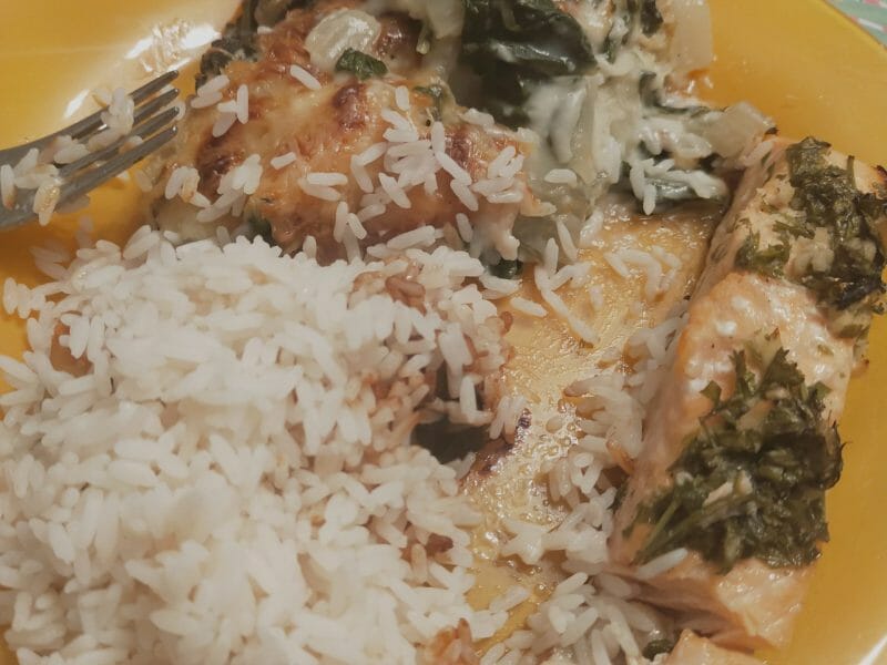 Cliquez pour zoomer ! Saumon au citron et à l’ail Thermomix par Corinne B80