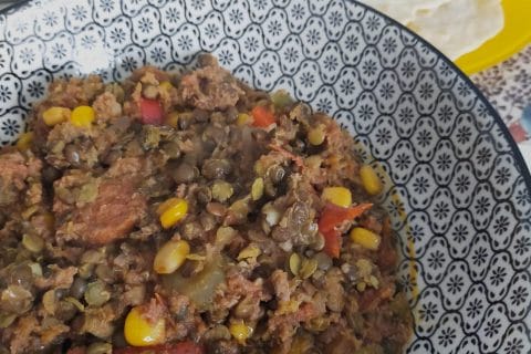 Cliquez pour zoomer ! Lentilles façon chili Thermomix par Corinne B80