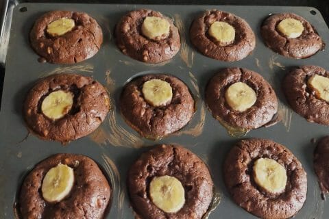 Cliquez pour zoomer ! Browfins choco banane et pécan Thermomix par Corinne B80