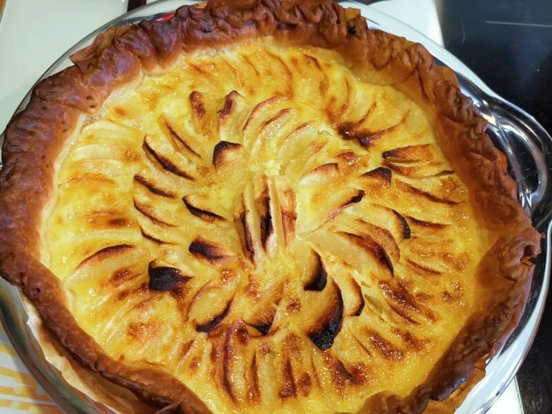 Cliquez pour zoomer ! Tarte aux pommes alsacienne Thermomix par Corinne B80