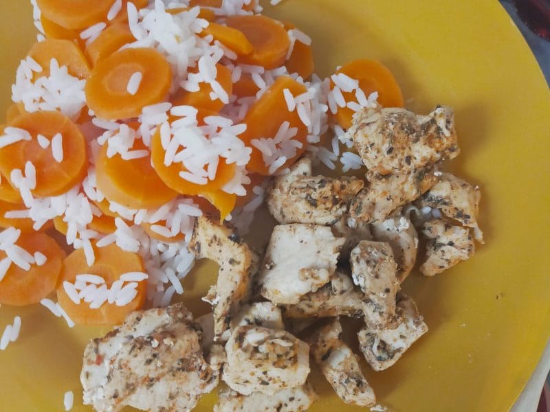 Cliquez pour zoomer ! Poulet vapeur au paprika Thermomix par Corinne B80