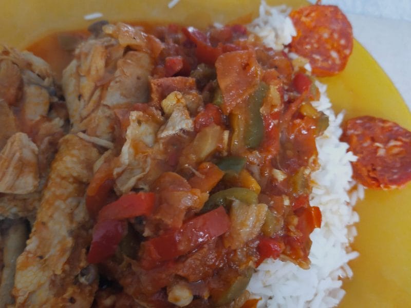 Cliquez pour zoomer ! Poulet au chilindrón Thermomix par Corinne B80