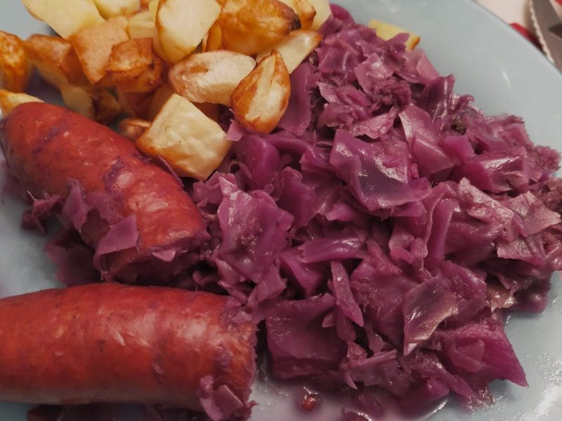Cliquez pour zoomer ! Chou rouge, lardons et pommes Thermomix par Corinne B80