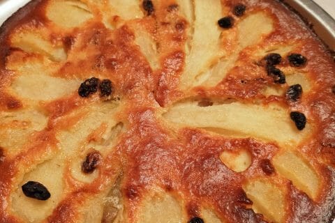 Cliquez pour zoomer ! Clafoutis aux poires et aux raisins secs Thermomix par Corinne B80