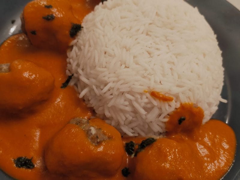 Cliquez pour zoomer ! Boulettes de viande Tikka Masala Thermomix par Corinne B80