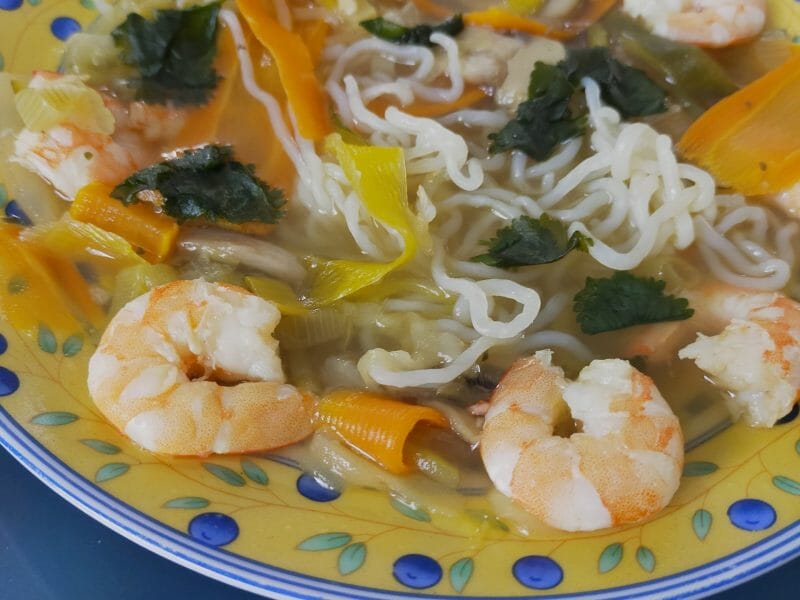 Cliquez pour zoomer ! Bouillon Chinois, poulet et poireaux Thermomix par Corinne B80