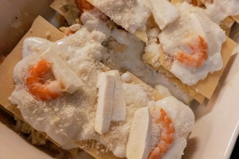 Cliquez pour zoomer ! Lasagnes au saumon et poireaux Thermomix par Corinne B80