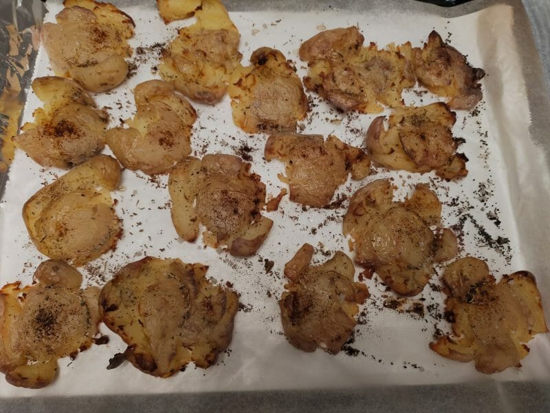 Cliquez pour zoomer ! Smashed potatoes Thermomix par Corinne B80