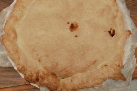 Cliquez pour zoomer ! Tourte aux poireaux et au saumon fumé Thermomix par Corinne B80