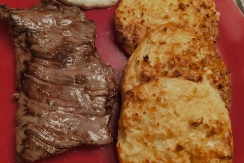 Cliquez pour zoomer ! Galettes de chou-fleur et sauce yaourt Thermomix par Corinne B80