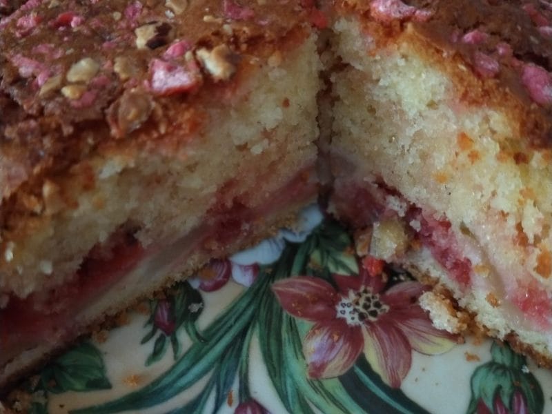 Cliquez pour zoomer ! Gateau lyonnais aux poires et pralines roses Thermomix par Corinne B80