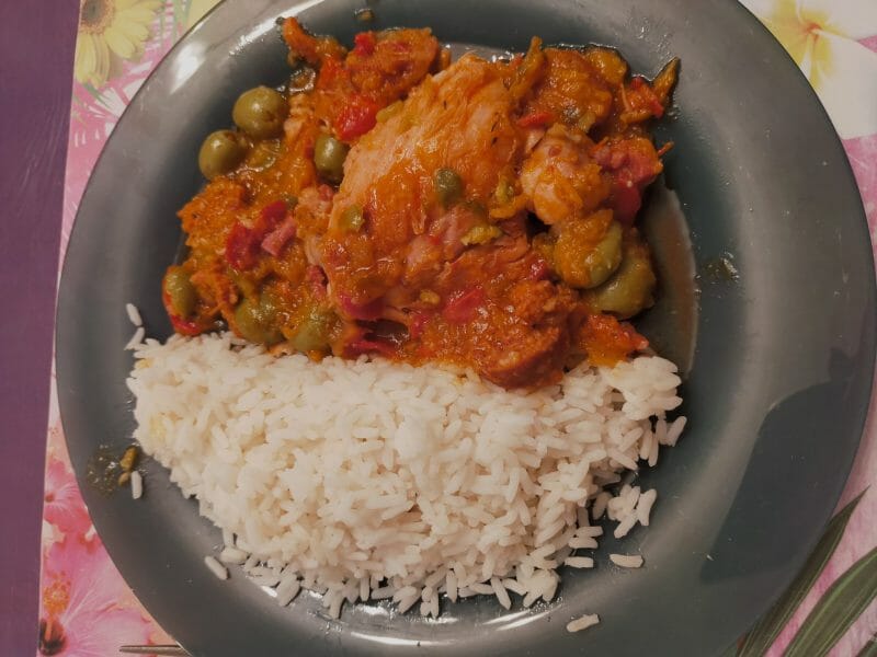 Cliquez pour zoomer ! Sauté de poulet au chorizo Thermomix par Corinne B80