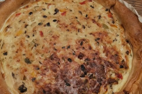 Cliquez pour zoomer ! Quiche au thon et aux olives vertes Thermomix par Corinne B80