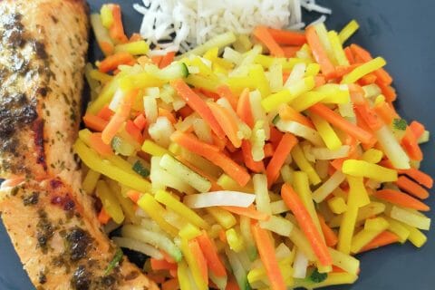 Cliquez pour zoomer ! Saumon au citron et à l’ail Thermomix par Corinne B80