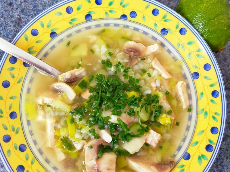 Cliquez pour zoomer ! Soupe de poireaux à la ciboulette Thermomix par Corinne B80