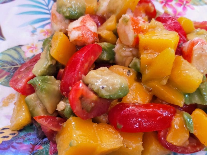 Cliquez pour zoomer ! Ceviche de crevettes, mangue, avocat Thermomix par Corinne B80